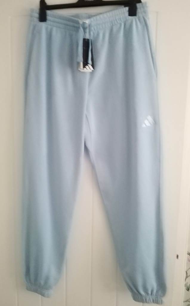 NEW ADIDAS JOGGERS-SIZE LARGE ( £15 TODAY )