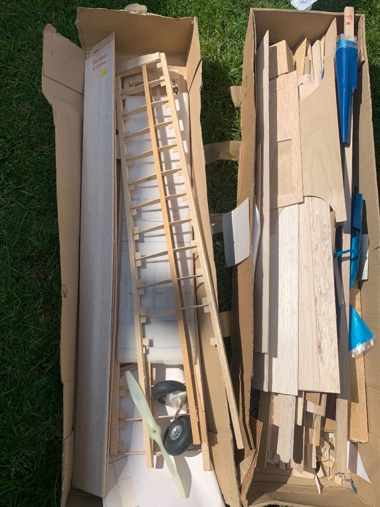 RC aeroplane materials bolsa and a few other bits 