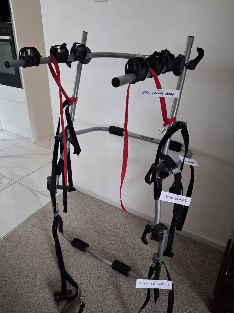 Halfords 3 Bike Rear Low Mount Carrier