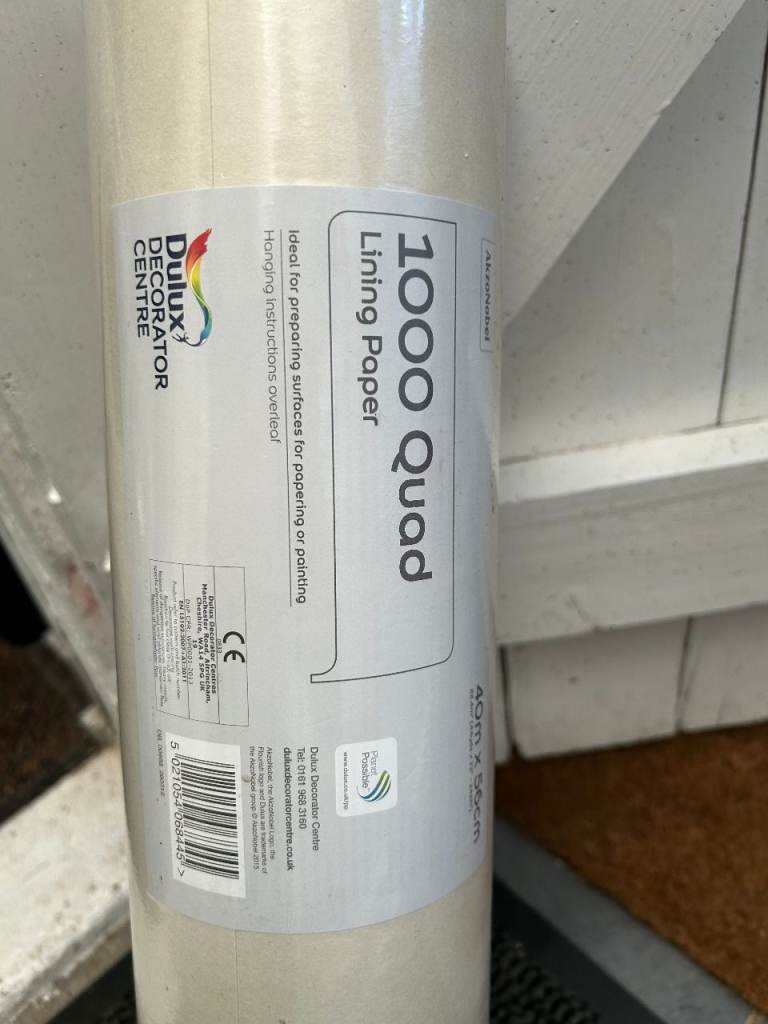 Dulux 1000 Quad Lining Paper - New Roll