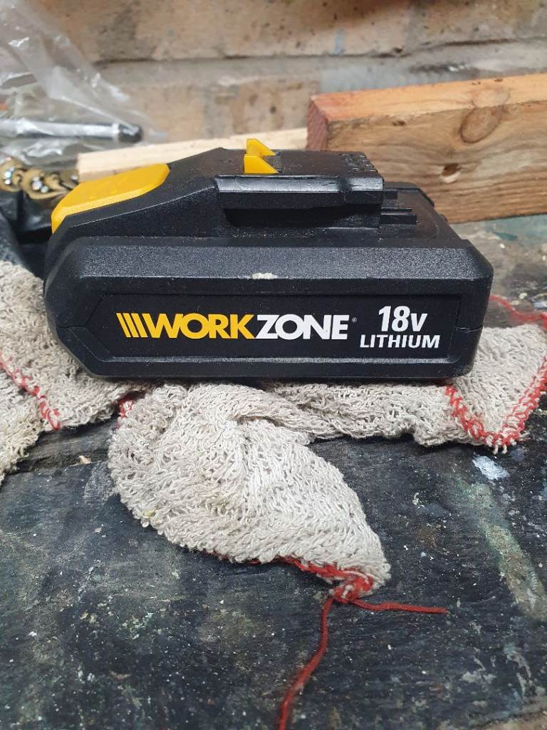 image for WORKZONE RECHARGABLE BATTERY 18v