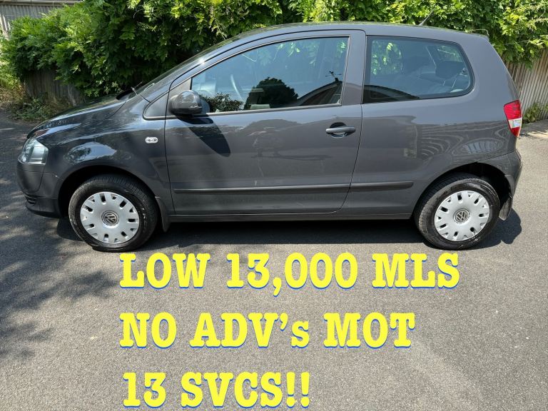 VW FOX 1.2 3 MTH WARTY 13,000MLS 13 SVCS YRS NO ADVS MOT 1 OWNER 60MPG