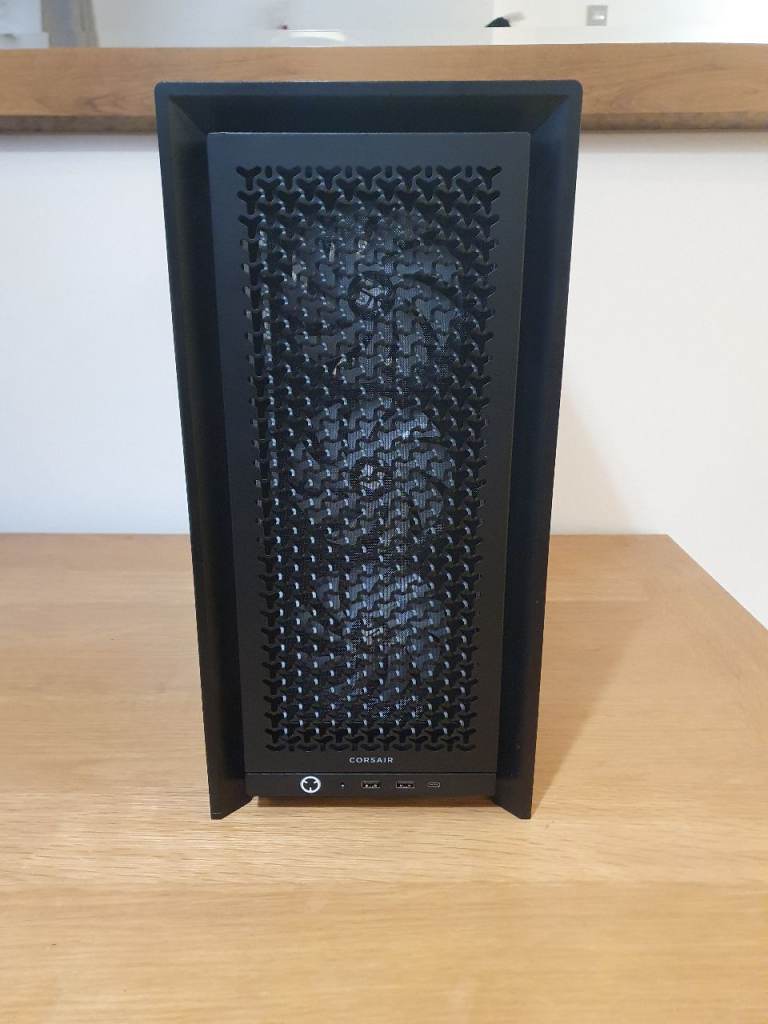 New build Ryzen 5 Gaming PC, 12GB GPU, 16GB Ram, Corsair 4000 Frame Case, ARGB