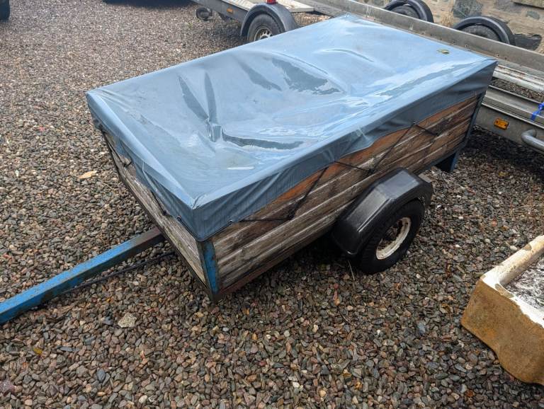 Small wooden trailer 