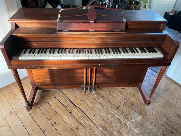 Vintage Chappell Upright Piano – Wooden, Fair Condition