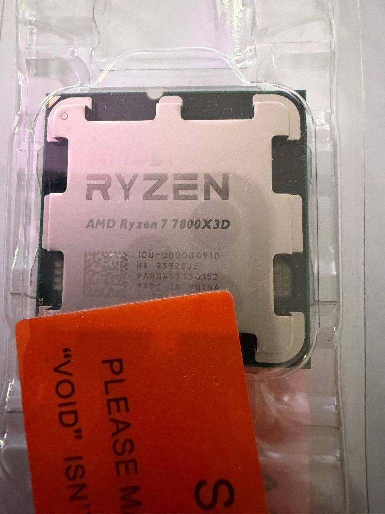 image for AMD Ryzen 7800X3D - new and sealed 
