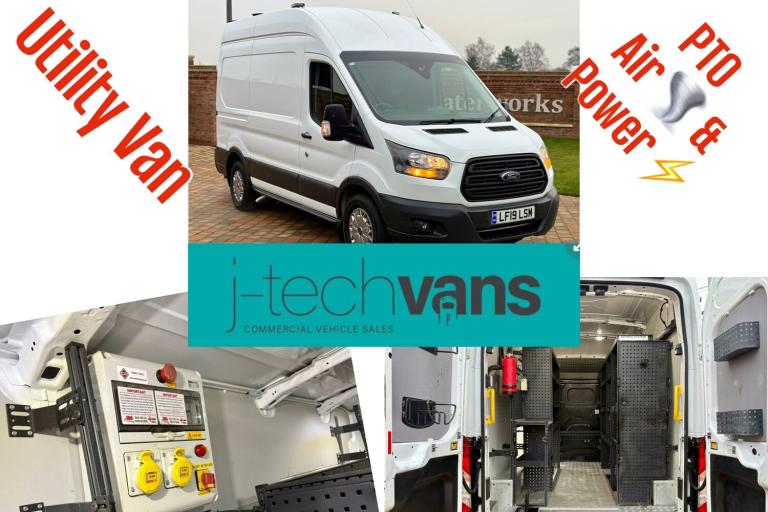 2019 Ford Transit 2.0 TDCi 170ps L2 H3 Van ***Workshop / Utility Van***PTO Air &amp; Power*** PAN...