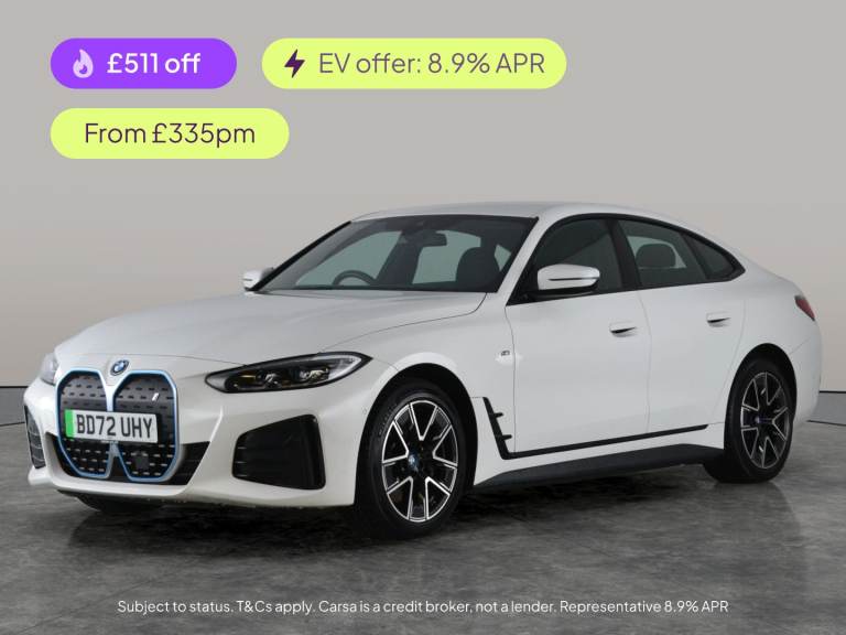 2022 BMW i4 40 83.9kWh M Sport Gran Coupe 5dr Electric Auto eDrive (340 ps) - PARK ASSI Hatchback...