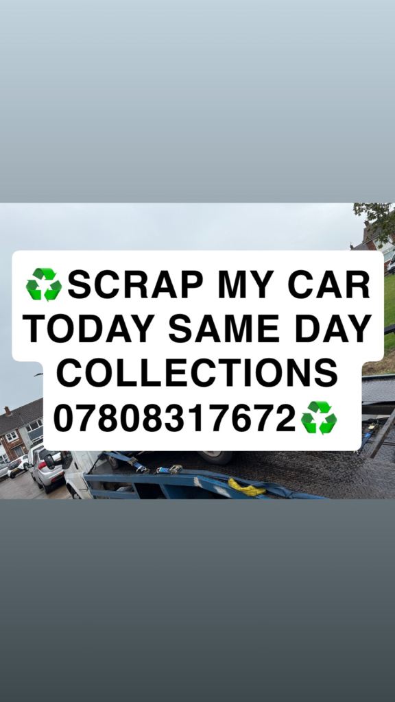 Scrap my car same day collections