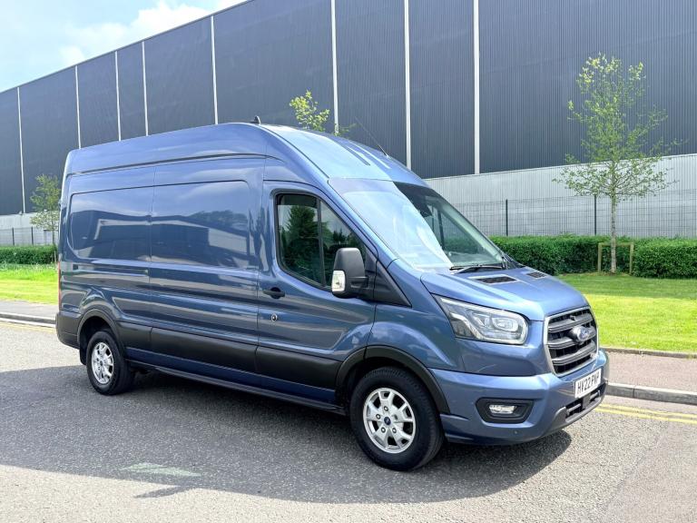 2022/22 FORD TRANSIT 350 LIMITED 2.0 TDCI 130 PS 6 SPEED-L3 H3 LWB-CHROME BLUE!!