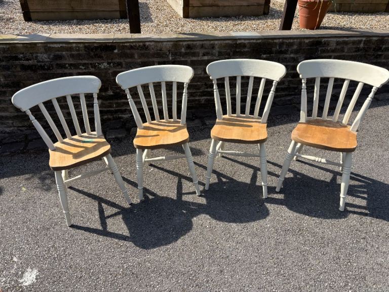 Farmhouse kitchen chairs - free to collect