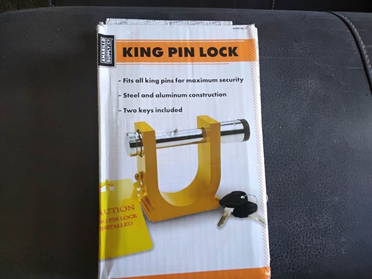 King pin hitchlok x2 keys new bargain 