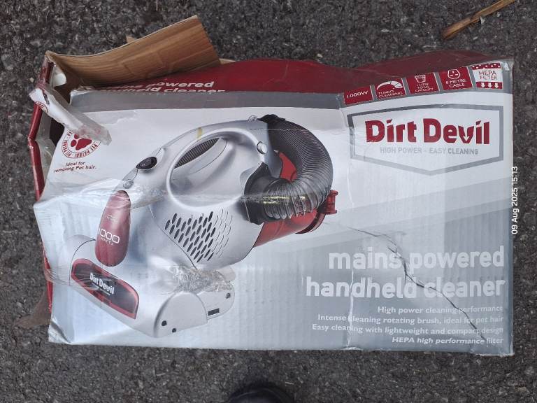 Handy vac HEPA portable hand held (stairs car caravan)