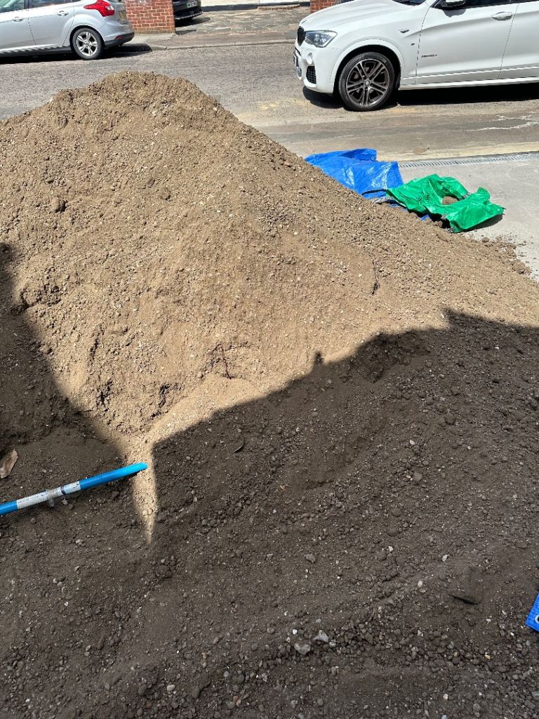 … Free …. Large  pile of topsoil / earth for garden or landscaping