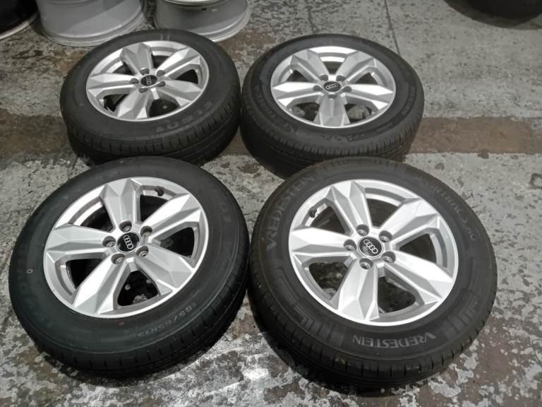 15" Audi Alloy Wheels with Tyres 185/65/15