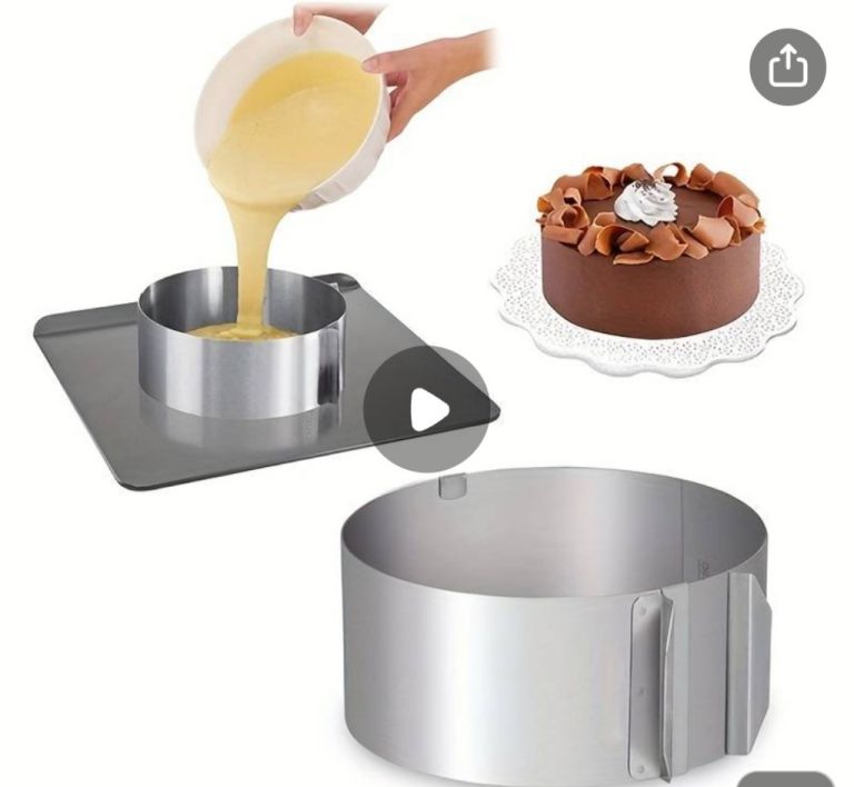 Extendable cake mold 