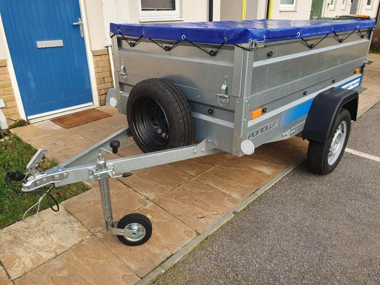Faro Pondus Trailer with extended side panels and cover 