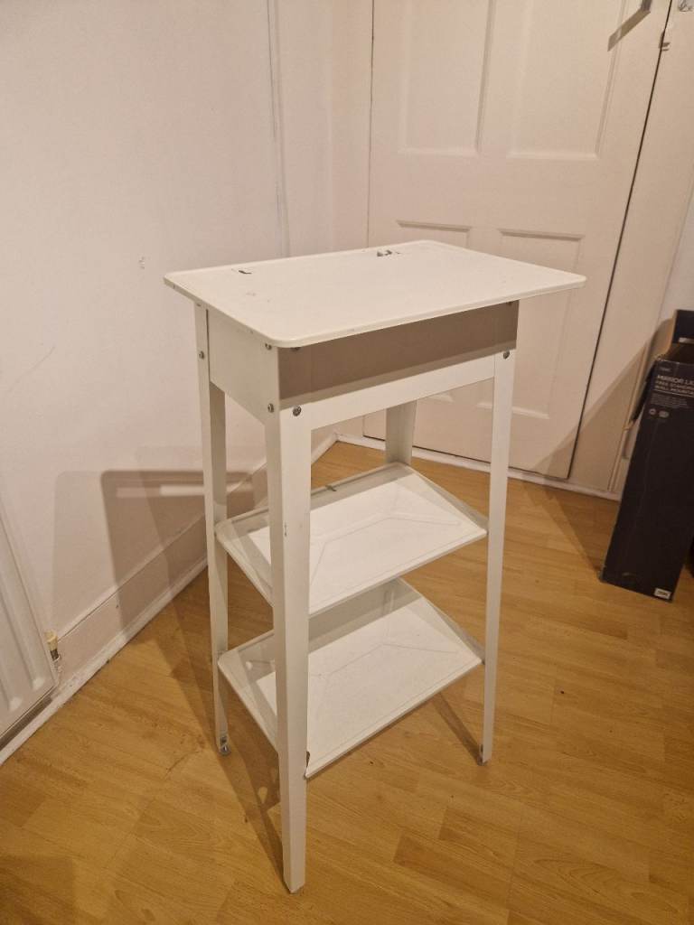 White Standing desk