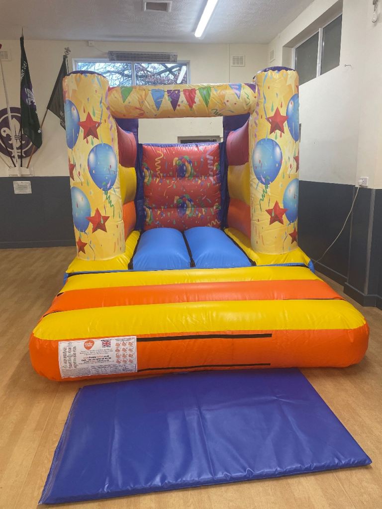 Bouncy castle, blower and mat for sale