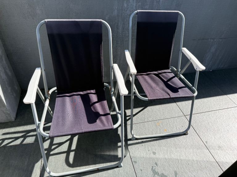 Two garden folding chair 