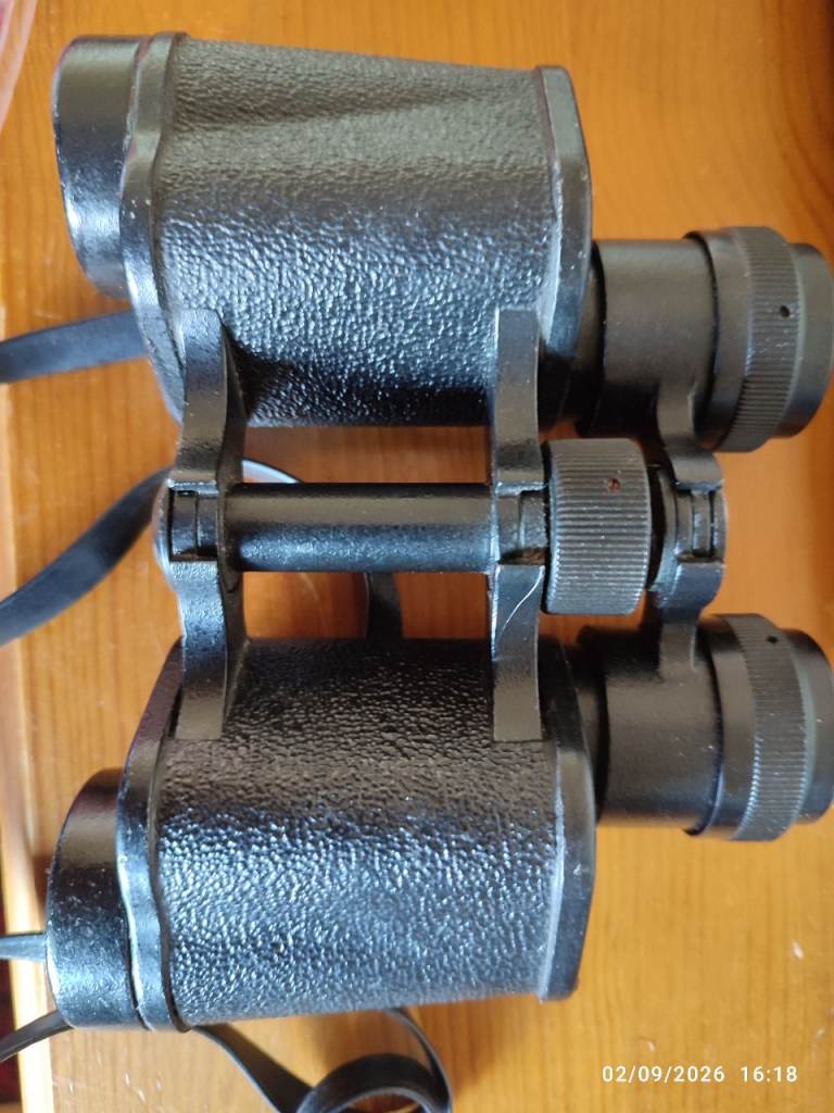  Russian  Black Binoculars 8 x 30 – Good Condition, Ready for Use