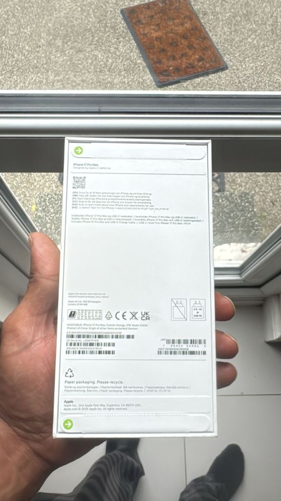 Brand New iPhone 17 Pro Max – Sealed Box