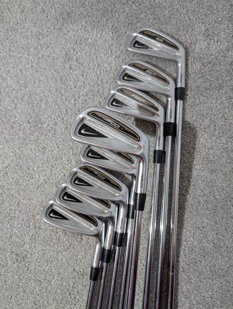 Nike CCI Forged Irons 3-PW Stiff Flex Dynamic Gold S300  *Tour Wrap Grips*