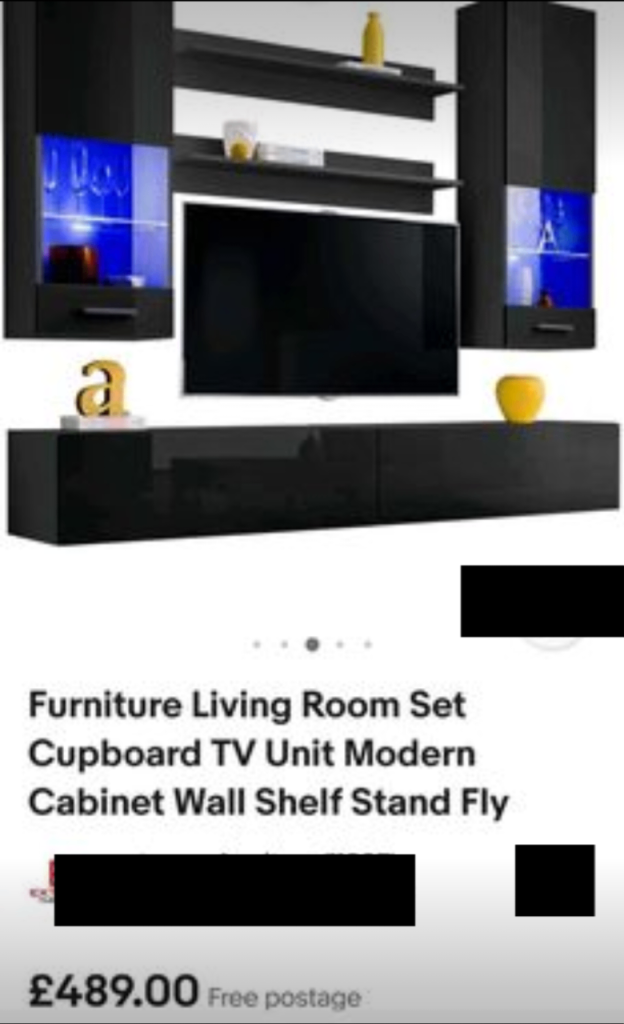 Tv entertainment unit
