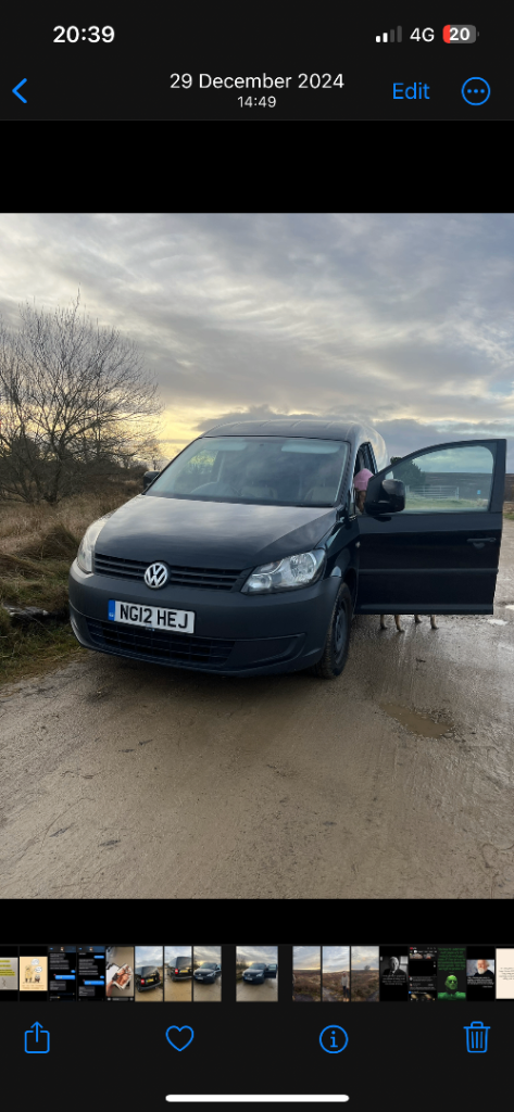 Volkswagen, CADDY, Panel Van, 2012, Manual, 1598 (cc)