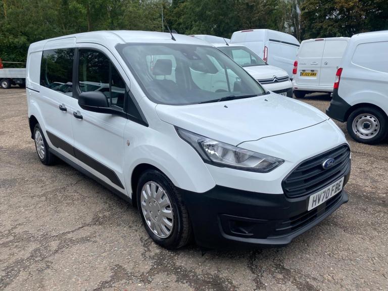 2020 70 Reg Ford Transit Connect LWB Crew Van 1.5TDCi Euro6 Air Con Plus VAT 