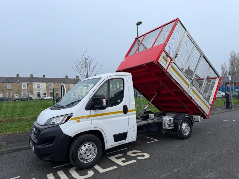 2020 FIAT DUCATO 2.3 MULTIJET 140PS CAGE TIPPER ONLY 28K MILES EURO6 PRICE +VAT