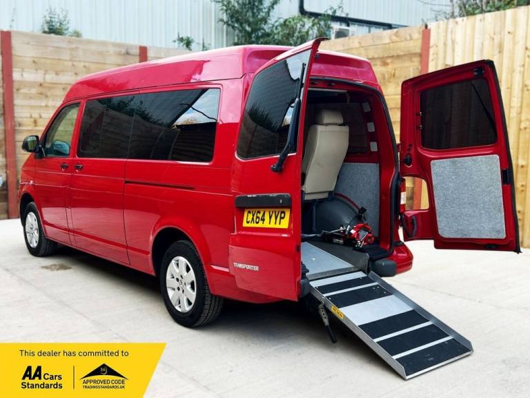 2015 Volkswagen Transporter LWB M/R 5 Seat Auto Wheelchair Accessible Disabled Access Vehicle WAV...