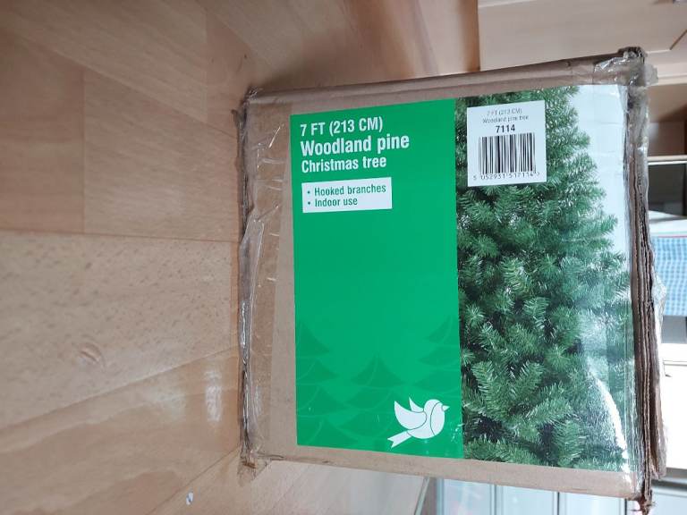 B&Q 7ft (213cm) Christmas Tree
