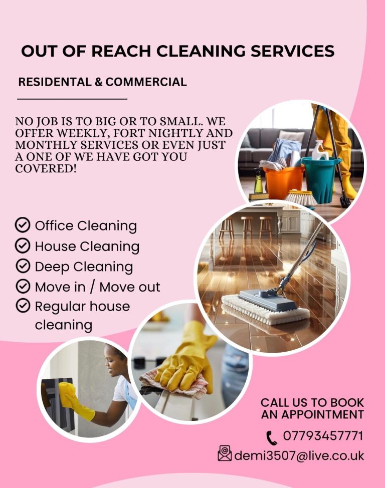 OUT OF REACH CLEANING SERVICES 