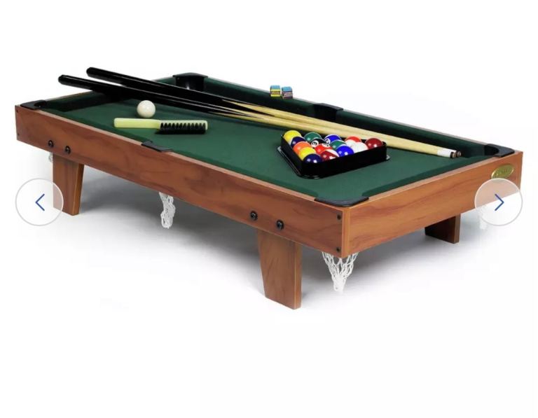 3ft table top pool table 