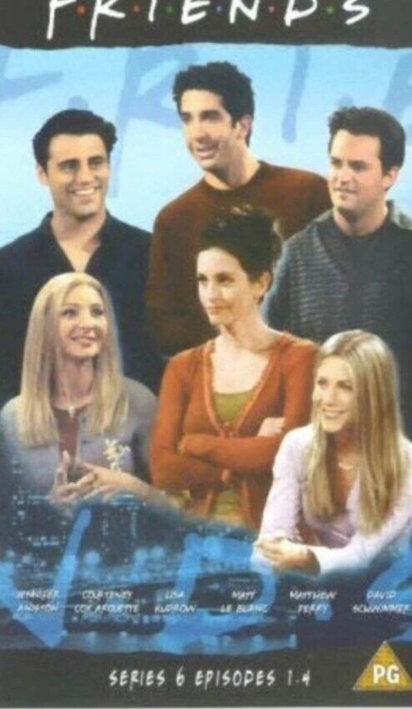 Friends season 6 entire series box set (6 videos, 24 episodes)