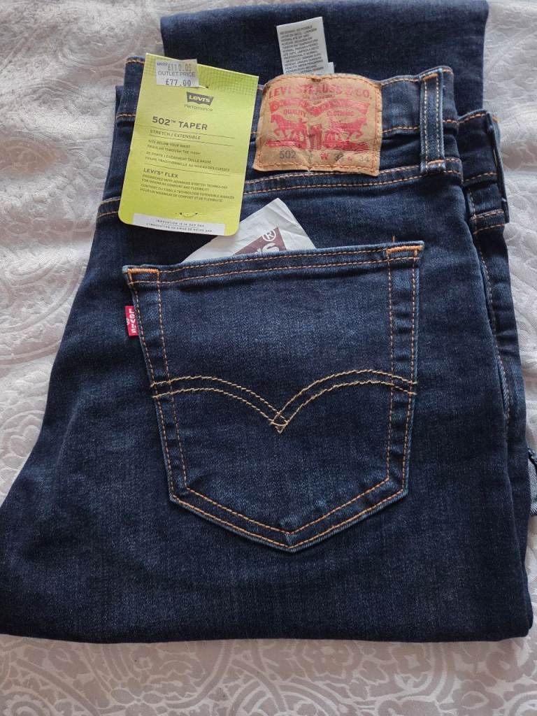 Mens Levis 502 34W34L -BNWT