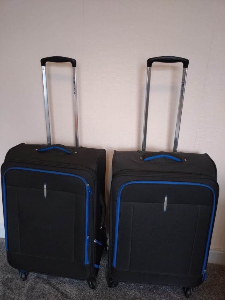 2 x suitcases 
