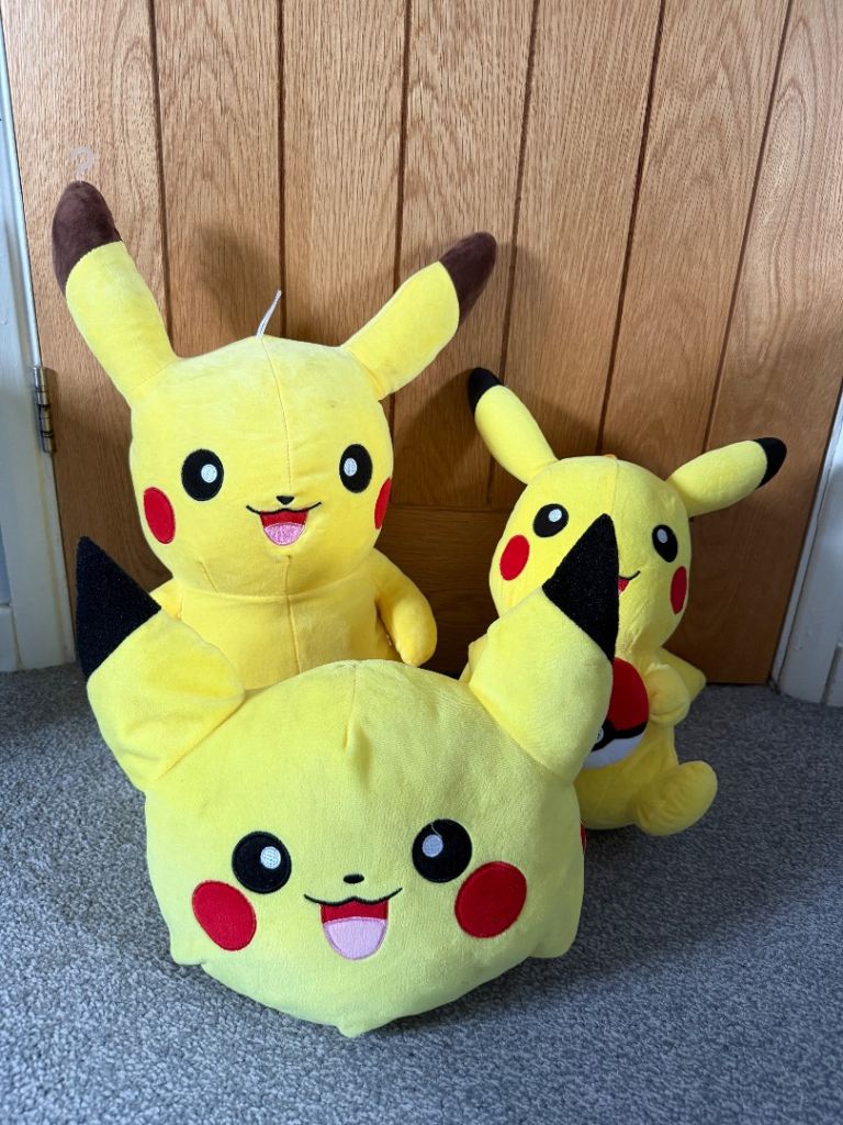 Pikachu Plushies 