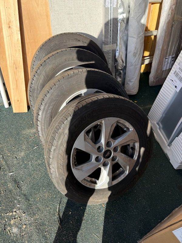 2024 16" GENUINE FORD TRANSIT CUSTOM LIMITED SPORT ALLOYS WHEELS GOODYEAR TYRES