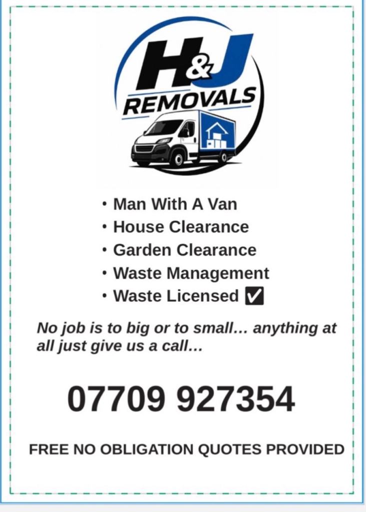 H&J Removals - Man With A Van, House & Garden Clearance