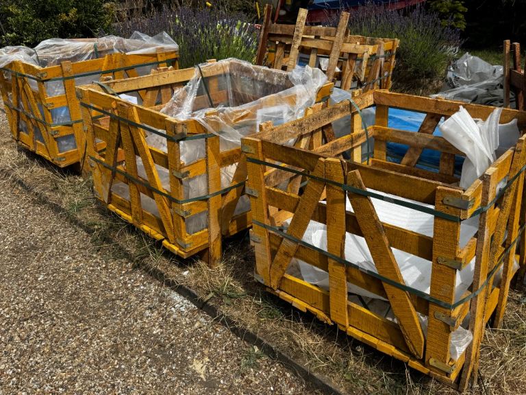 Wooden crates