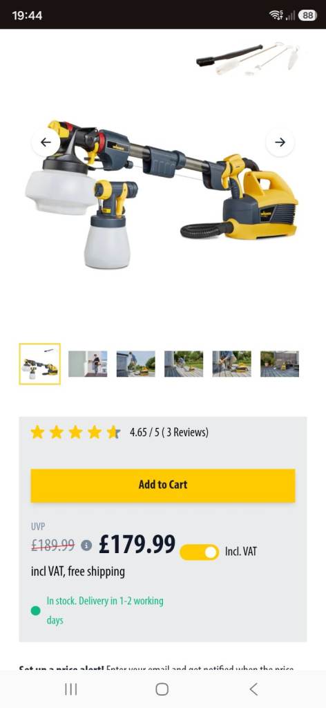 Wagner W699 Flexio with extension 