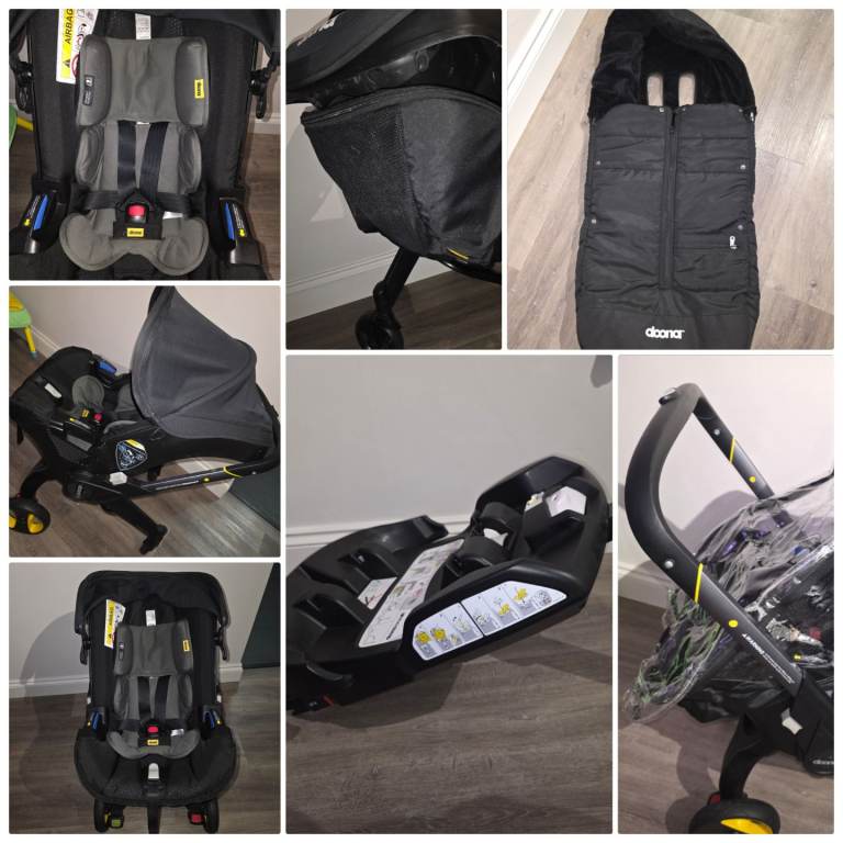 Doona+ Car Seat & Stroller Nitro, Doona+ ISOFIX Base and accessories