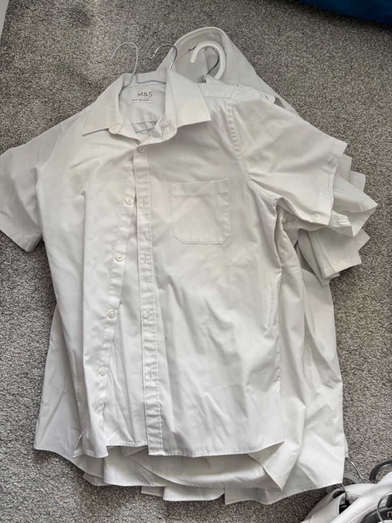 White school shirts boys 