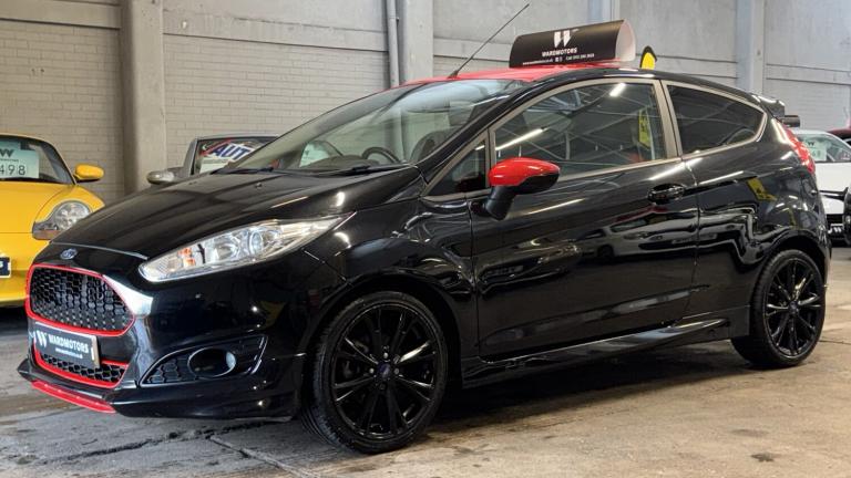 FORD FIESTA 1.0 T EcoBoost Zetec S Black 3dr LOWTAX+BLUETOOTH+DAB+PRIVACY 2016