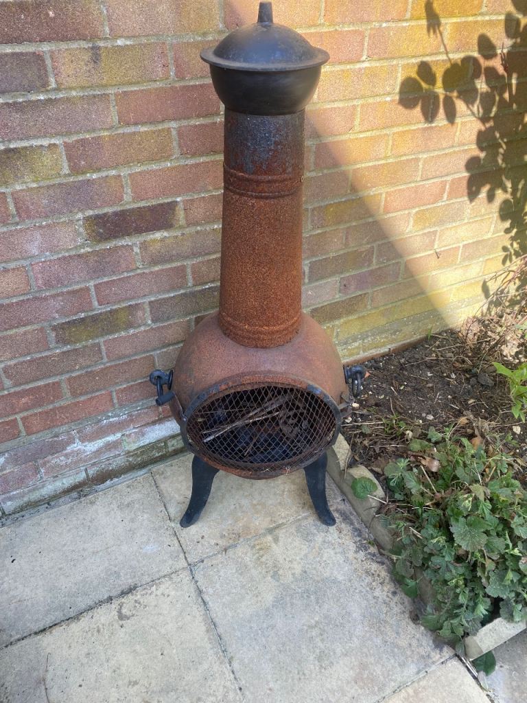 La Hacienda Sierra Large Cast Iron Chimenea – Outdoor Heater
