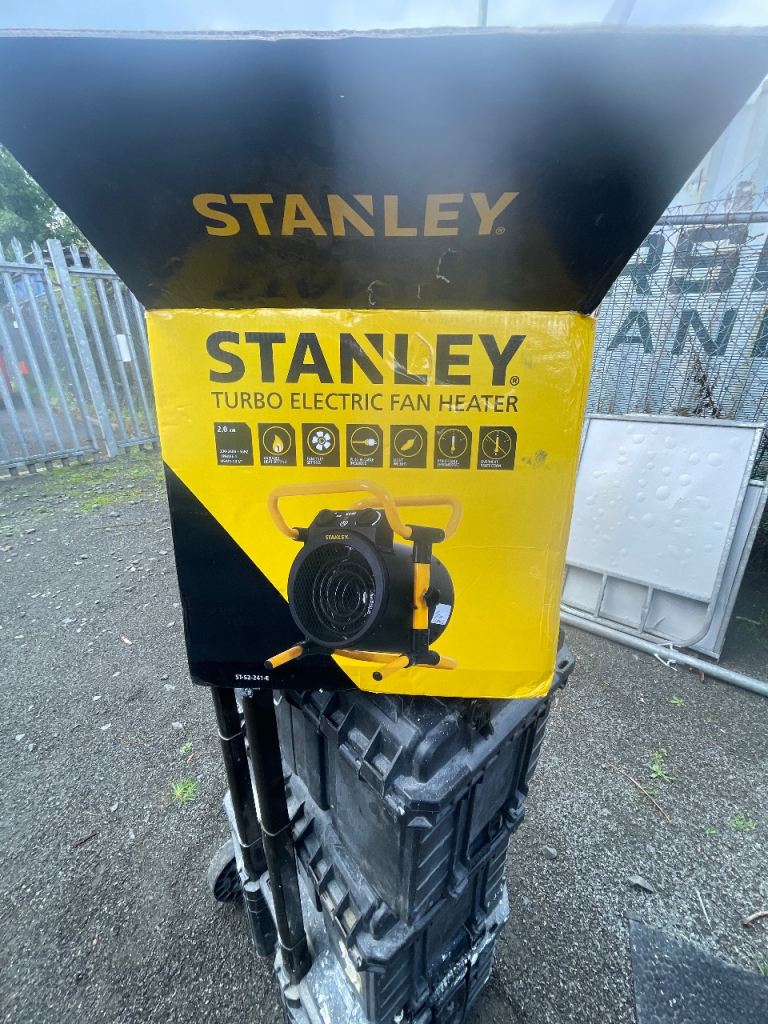 STANLEY Turbo Electric Fan Heater – Brand New in Box