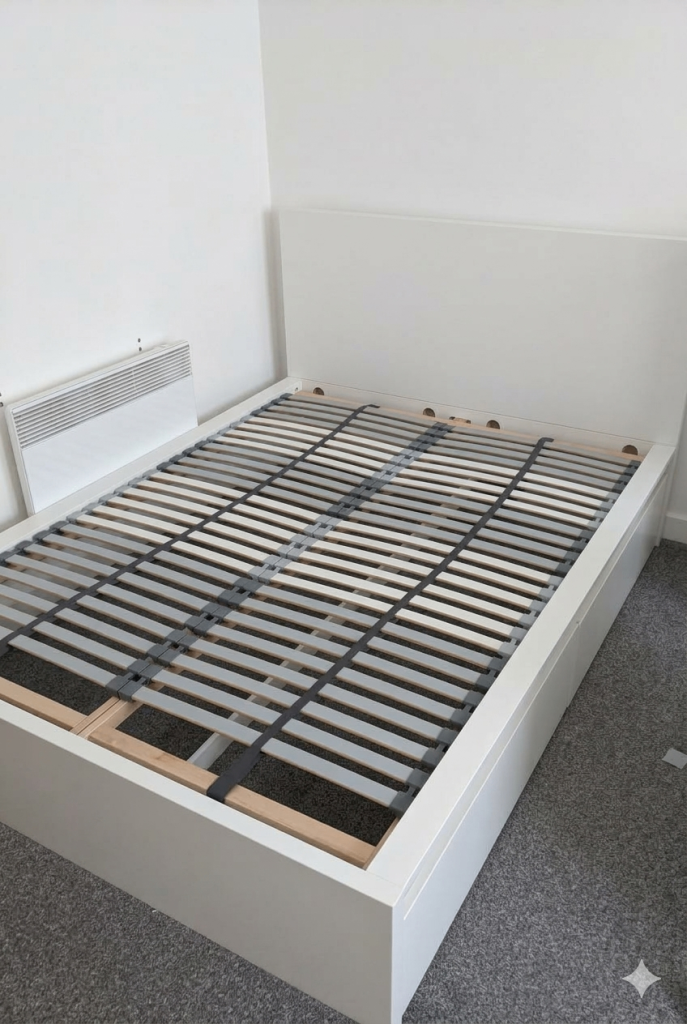 IKEA MALM Storage Bed with Premium Upgraded Slats 🏠