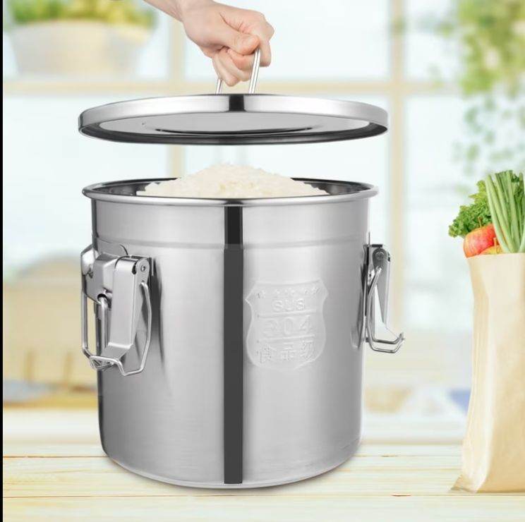 New Stainless Steel Kitchen Storage Container with Lid
